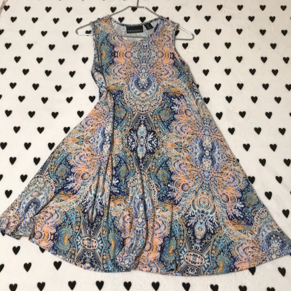 Cynthia Rowley paisley tank dress